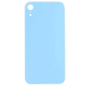 CACHE-IPXRBLEU - Vitre arrière (dos) iPhone XR coloris bleu en verre