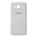 CACHE-J32016BLANC - Cache Galaxy J3-2016 origine Samsung coloris blanc aspect cuir