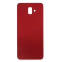 CACHE-J610OUGE - Dos Samsung Galaxy J6+ coloris rouge