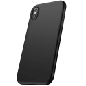 CAFELE-GELIPXNOIR - Coque souple pur iPhone XS en gel flexible enveloppant noir
