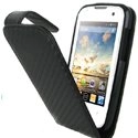 CARBOBNOIRCINKPLUS - Etui Carbone noir pour Wiko Cink-Plus