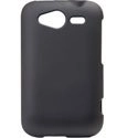 CASYNOIR-WILDS - Coque rigide noire mat rubber HTC Wildifire S aspect gomme