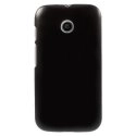 CASYNOIRMOTOE - Coque rigide Coloris Noir pour Motorola Moto-E aspect mat toucher rubber gomme