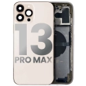 CHASSIS-13PMAXGOLD - Châssis avec nappes du haut pour iPhone 13 Pro Max coloris gold