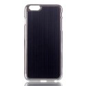 COVALUIP655NOIR - Coque rigide avec aluminium brossé noir pour iPhone 6-Plus de 5,5 pouces