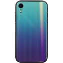COVRAINBOWIPXRPB - Coque iPhone XR Rainbow bleu violet