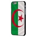 CPRN1IP6PLUSDRAPALG - Coque noire iPhone 6 Plus impression drapeau Algérie