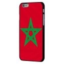 CPRN1IP6PLUSDRAPMAROC - Coque noire iPhone 6 Plus impression drapeau Maroc