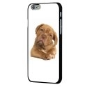 CPRN1IPHONE6CHIOT - Coque noire iPhone 6 impression chiot