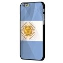 CPRN1IPHONE6DRAPARG - Coque noire iPhone 6 impression drapeau Argentine