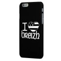 CPRN1IPHONE6DRAPBREIZH - Coque noire iPhone 6 impression drapeau breton I Love Breizh