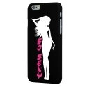 CPRN1IPHONE6SOSEXYBLANCHE - Coque noire iPhone 6 impression Femme debout So Sexy Blanche