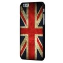 CPRN1IPHONE6UKVINT - Coque noire drapeau UK vintage Union Jack iPhone 6