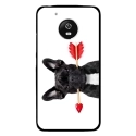 CPRN1MOTOG5DOGVALENTIN - Coque rigide pour Motorola Moto G5 avec impression Motifs bulldog valentin