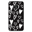 CPRN1MOTOG5LOVE2 - Coque rigide pour Motorola Moto G5 avec impression Motifs Love coeur 2