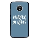 CPRN1MOTOG5VENDREVEBLEU - Coque rigide pour Motorola Moto G5 avec impression Motifs vendeur de rêves bleu