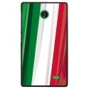 CPRN1NOKIAXDRAPITALIE - Coque rigide pour Nokia X avec impression Motifs drapeau de l'Italie