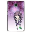 CPRN1NOKIAXMANGAVIOLETTA - Coque rigide pour Nokia X avec impression Motifs manga fille violetta