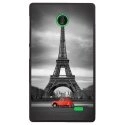 CPRN1NOKIAXPARIS2CV - Coque rigide pour Nokia X avec impression Motifs Paris et 2CV rouge