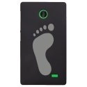 CPRN1NOKIAXPIED - Coque rigide pour Nokia X avec impression Motifs empreinte de pied