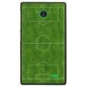 CPRN1NOKIAXTERRAINFOOT - Coque rigide pour Nokia X avec impression Motifs terrain de football