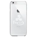 CRYSIP6PLUSTRISKEL - Coque rigide pour Apple iPhone 6 Plus avec impression Motifs Triskel Celte blanc