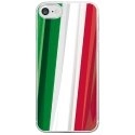 CRYSIPHONE7DRAPITALIE - Coque rigide transparente pour Apple iPhone 7 avec impression Motifs drapeau de l'Italie
