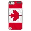 CRYSTOUCH5DRAPCANADA - Coque rigide transparente pour Apple iPod Touch 5 avec impression Motifs drapeau du Canada