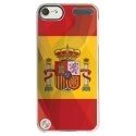 CRYSTOUCH5DRAPESPAGNE - Coque rigide transparente pour Apple iPod Touch 5 avec impression Motifs drapeau de l'Espagne