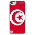 CRYSTOUCH5DRAPTUNISIE - Coque rigide transparente pour Apple iPod Touch 5 avec impression Motifs drapeau de la Tunisie