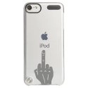 CRYSTOUCH5MAINDOIGT - Coque rigide transparente pour Apple iPod Touch 5 avec impression Motifs doigt d'honneur