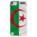 CRYSTOUCH6DRAPALGERIE - Coque rigide transparente pour Apple iPod Touch 6G avec impression Motifs drapeau de l'Algérie