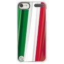 CRYSTOUCH6DRAPITALIE - Coque rigide transparente pour Apple iPod Touch 6G avec impression Motifs drapeau de l'Italie