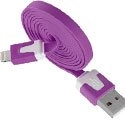 USBIP5VIOLET - Câble USB Violet Lightning iPhone 5 iPad Mini