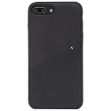 DECODED-DA8IPO8PLSO1BK - Coque Decoded Premium Cuir iPhone 7+/8+ coloris noir mat