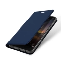 DUX-FOLIONOKIA61BLEU - Etui Nokia 6.1 bleu fin avec rabat latéral aimant invisible et coque souple