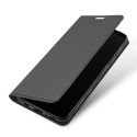 DUX-FOLIOS9GREY - Etui Galaxy S9 gris fin avec rabat latéral aimant invisible et coque souple