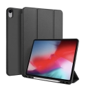 DUX-OSOMIPAD12918NOIR - Etui iPad 12.9 (2018) noir avec coque intérieure souple et emplacement stylet