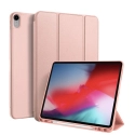 DUX-OSOMIPAD12918ROSE - Etui iPad 12.9 (2018) rose avec coque intérieure souple et emplacement stylet
