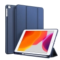 DUX-OSOMIPADAIR2020BLEU - Etui iPad Air (2020) bleu Dux OSOM avec coque intérieure souple et rabat articulé