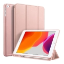 DUX-OSOMIPADAIR2020ROSE - Etui iPad Air (2020) rose Dux OSOM avec coque intérieure souple et rabat articulé