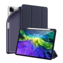 DUX-OSOMIPADPRO1120BLEU - Etui iPad pro 11 pouces (2020) bleu Dux OSOM avec coque intérieure souple et rabat articulé