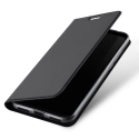 DUX-REDMI5GRIS - Etui Xiaomi Redmi-5 gris fin avec rabat latéral aimant invisible et coque souple