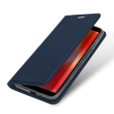 DUX-REDMI6ABLEU - Etui Xiaomi Redmi-6A bleu fin avec rabat latéral aimant invisible et coque souple