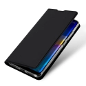 DUX-REDMI7NOIR - Etui Xiaomi Redmi-7 noir fin avec rabat latéral aimant invisible et coque souple