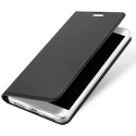DUX-REDMINOTE4XGRIS - Etui Xiaomi Redmi-Note 4X gris fin avec rabat latéral aimant invisible et coque souple