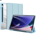 DUX-TOBYTABS9BLEU - Etui Galaxy Tab S9 Dux-Ducis série TOBY bleu avec coque souple et rabat articulé