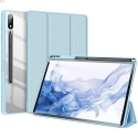 DUX-TOBYTABS9PLUSBLEU - Etui Galaxy Tab S9+ Dux-Ducis série TOBY bleu avec coque souple et rabat articulé