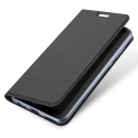 DUX-XIAOMI12LITE - Etui Xiaomi 12 Lite gris fin avec rabat latéral aimant invisible et coque souple
