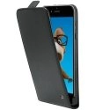 DVSLIMIP647NOIR - Etui Slim à rabat pour Apple iPhone 6 4,7 pouces coloris noir lisse aspect mat logo argenté